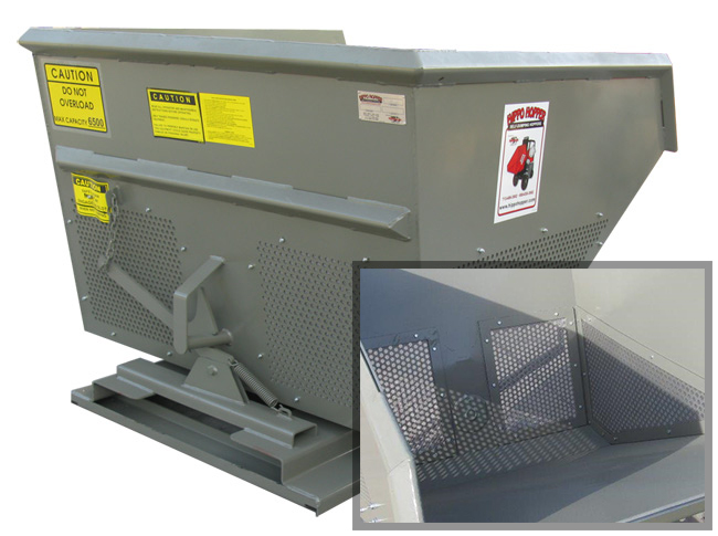 Dewatering Self Dumping Hopper